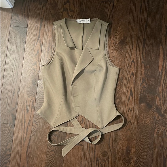 TIGER MIST Vest Open Back - Khaki Green - Picture 11 of 15